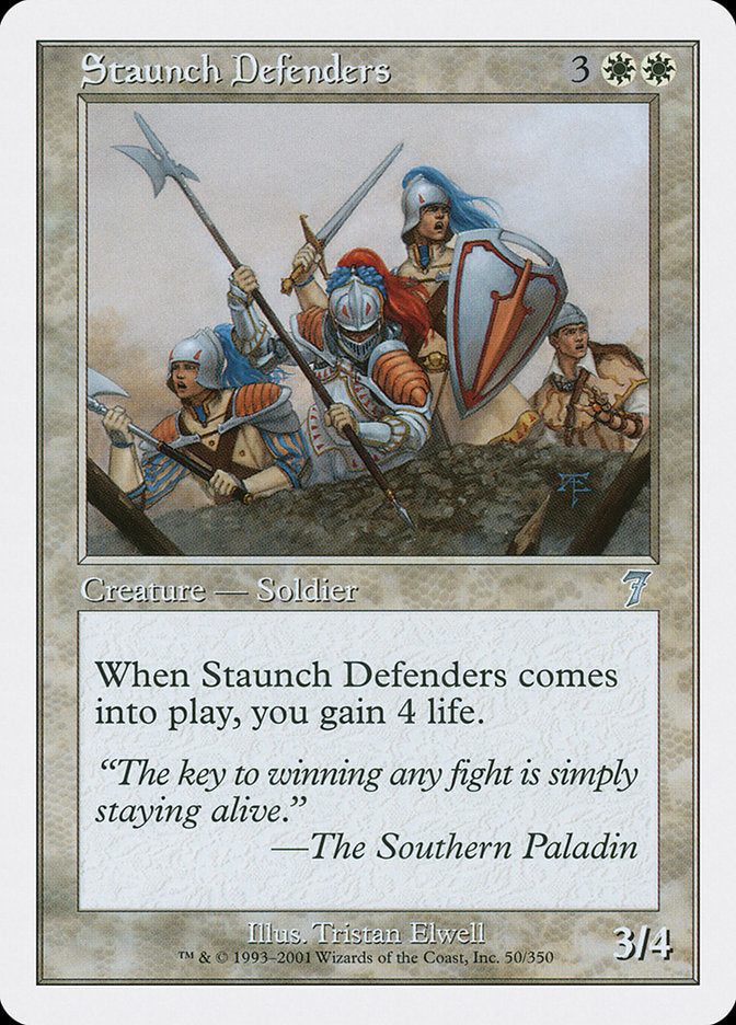 Staunch Defenders [Seventh Edition] Magic: The Gathering