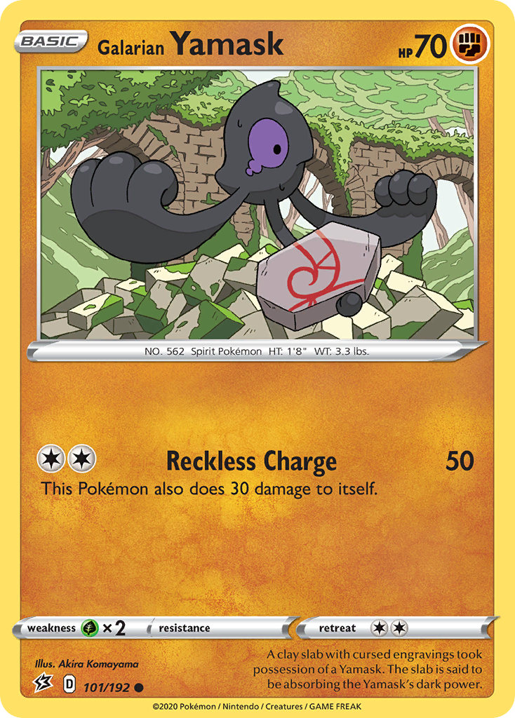 Galarian Yamask (101/192) [Sword & Shield: Rebel Clash] Pokémon