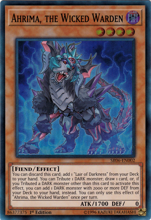 Ahrima, the Wicked Warden [SR06-EN002] Super Rare Yu-Gi-Oh!