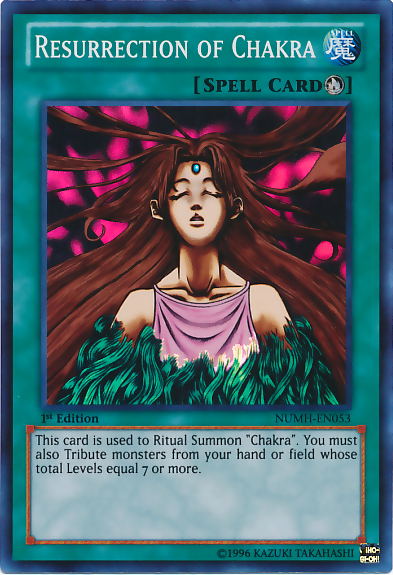 Resurrection of Chakra [NUMH-EN053] Super Rare Yu-Gi-Oh!