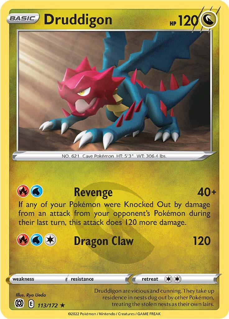 Druddigon (113/172) [Sword & Shield: Brilliant Stars] Pokémon