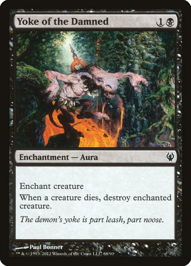 Yoke of the Damned [Duel Decks: Izzet vs. Golgari] Magic: The Gathering