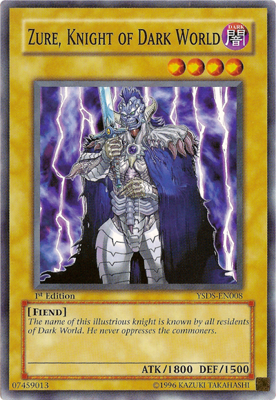 Zure, Knight of Dark World [YSDS-EN008] Common Yu-Gi-Oh!