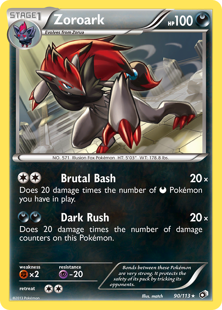 Zoroark (90/113) (Theme Deck Exclusive) [Black & White: Legendary Treasures] Pokémon