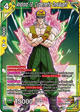 Android 13, Cybernetic Onslaught (BT14-151) [Cross Spirits] Dragon Ball Super