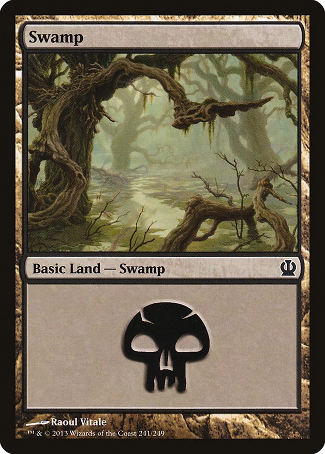 Swamp (241) [Theros] Magic: The Gathering