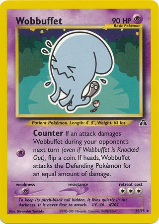 Wobbuffet (35/75) [Neo Discovery Unlimited] Pokémon