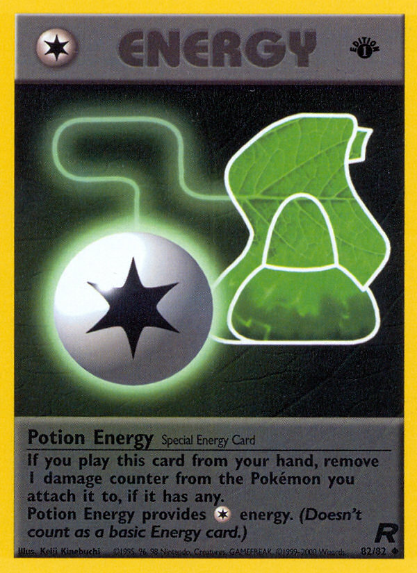 Potion Energy (82/82) [Team Rocket 1st Edition] Pokémon