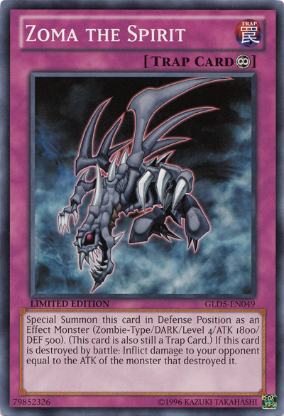 Zoma the Spirit [GLD5-EN049] Common Yu-Gi-Oh!