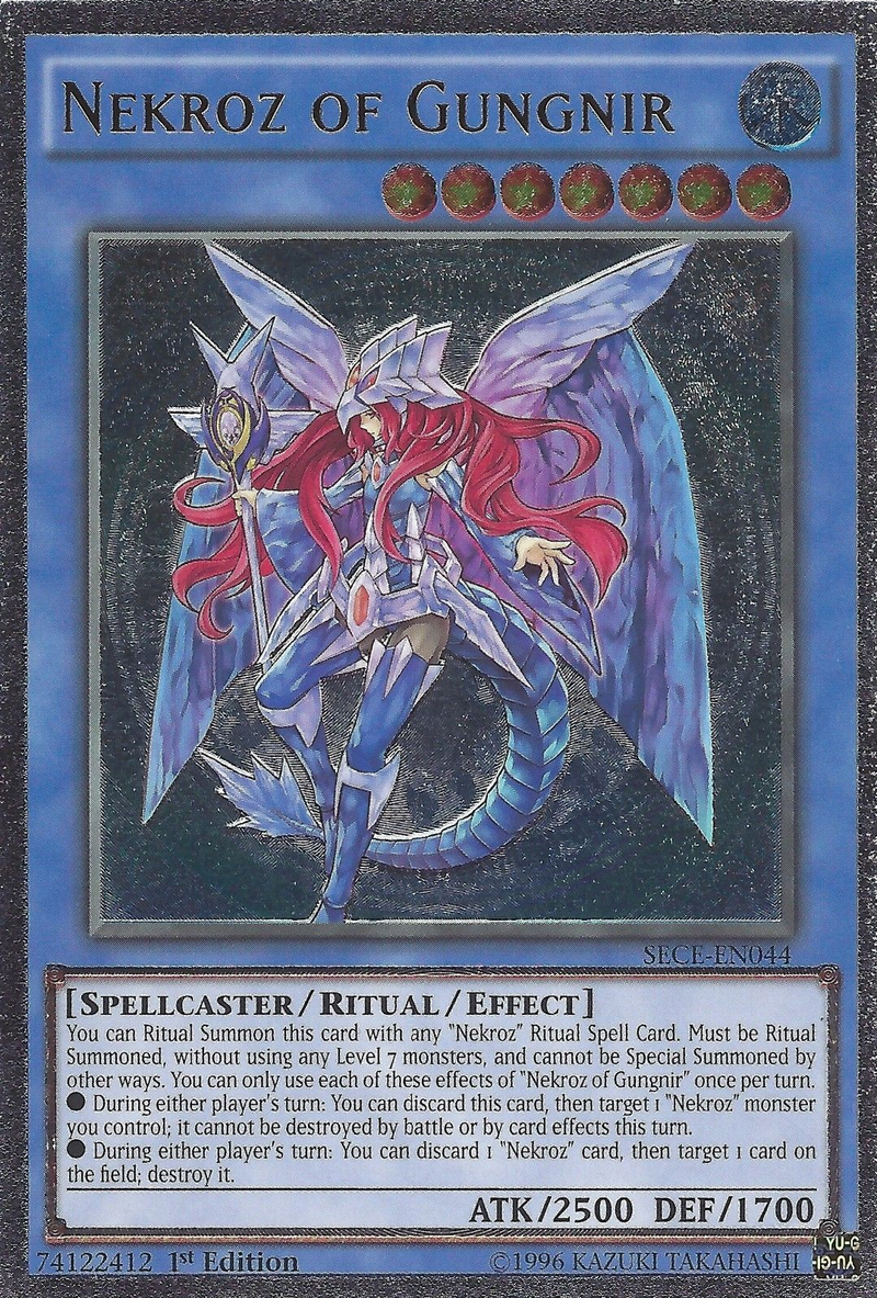 Nekroz of Gungnir [SECE-EN044] Ultimate Rare Yu-Gi-Oh!