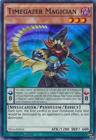 Timegazer Magician [YS14-EN010] Super Rare Yu-Gi-Oh!