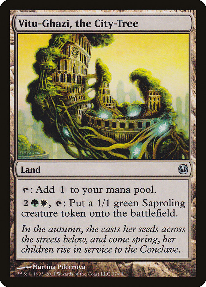 Vitu-Ghazi, the City-Tree [Duel Decks: Ajani vs. Nicol Bolas] Magic: The Gathering