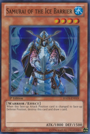 Samurai of the Ice Barrier [HA03-EN019] Super Rare Yu-Gi-Oh!