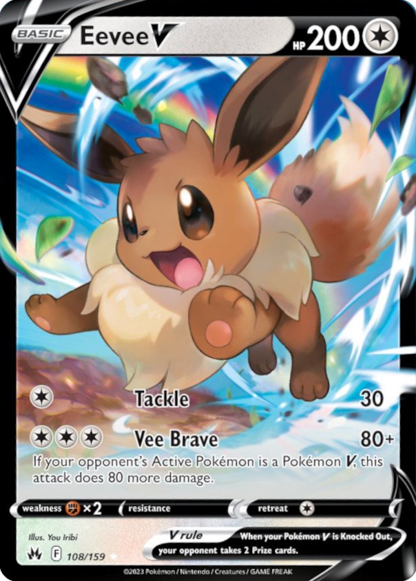 Eevee V (108/159) [Sword & Shield: Crown Zenith] Pokémon