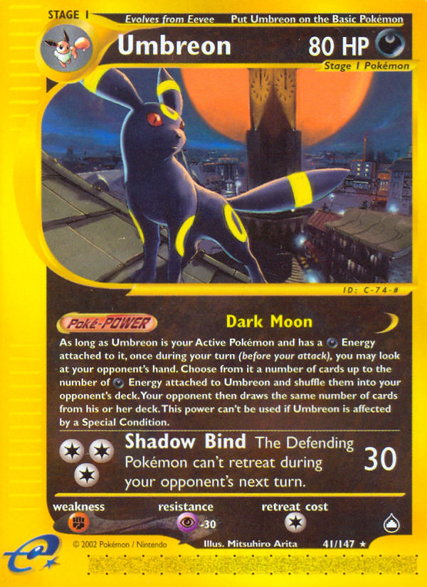 Umbreon (41/147) [Aquapolis] Pokémon