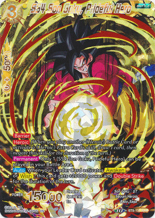 SS4 Son Goku, Prideful Hero (BT8-131) [Malicious Machinations] Dragon Ball Super