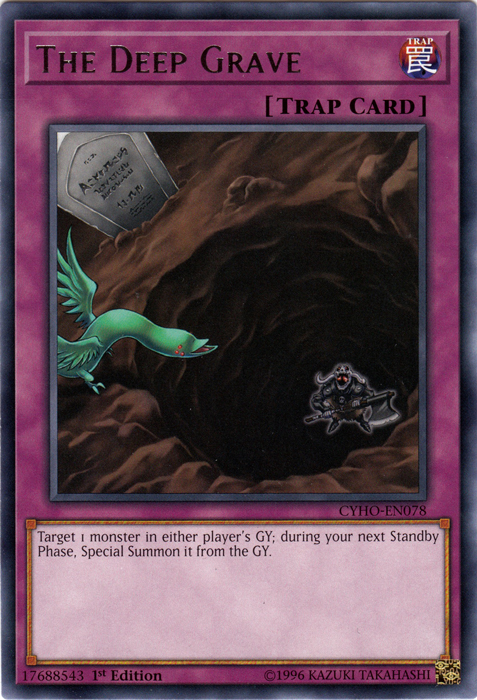 The Deep Grave [CYHO-EN078] Rare Yu-Gi-Oh!