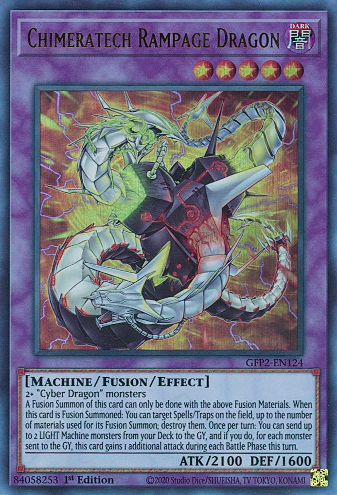 Chimeratech Rampage Dragon [GFP2-EN124] Ultra Rare Yu-Gi-Oh!