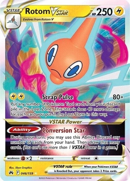 Rotom VSTAR (046/159) [Sword & Shield: Crown Zenith] Pokémon