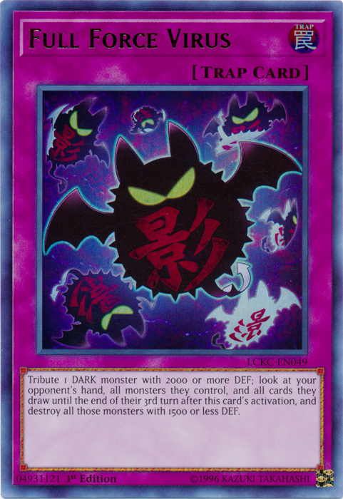 Full Force Virus [LCKC-EN049] Ultra Rare Yu-Gi-Oh!