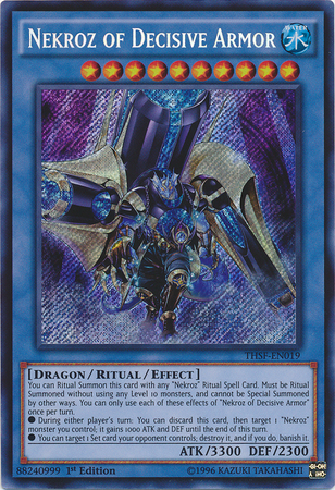 Nekroz of Decisive Armor [THSF-EN019] Secret Rare Yu-Gi-Oh!