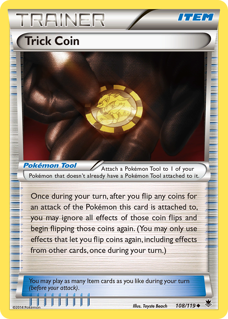 Trick Coin (108/119) [XY: Phantom Forces] Pokémon