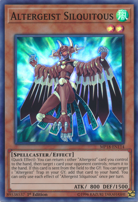 Altergeist Silquitous [MP18-EN114] Super Rare Yu-Gi-Oh!