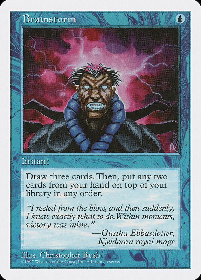 Brainstorm [Fifth Edition] Magic: The Gathering