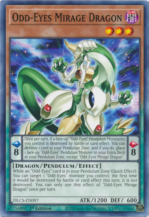 Odd-Eyes Mirage Dragon [DLCS-EN097] Common Yu-Gi-Oh!