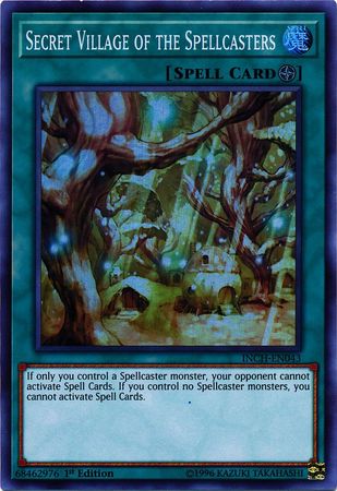 Secret Village of the Spellcasters [INCH-EN043] Super Rare Yu-Gi-Oh!