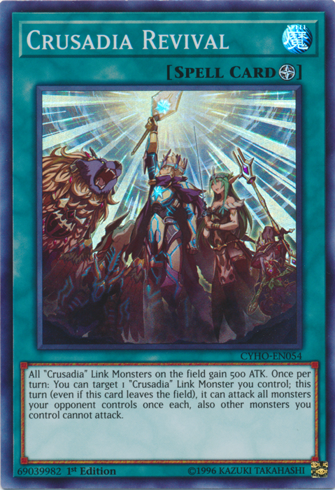 Crusadia Revival [CYHO-EN054] Super Rare Yu-Gi-Oh!