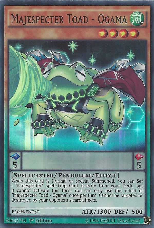 Majespecter Toad - Ogama [BOSH-EN030] Super Rare Yu-Gi-Oh!