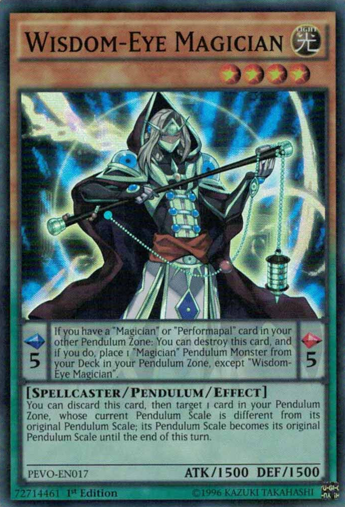 Wisdom-Eye Magician [PEVO-EN017] Super Rare Yu-Gi-Oh!