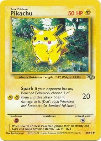 Pikachu (60/64) [Jungle Unlimited] Pokémon