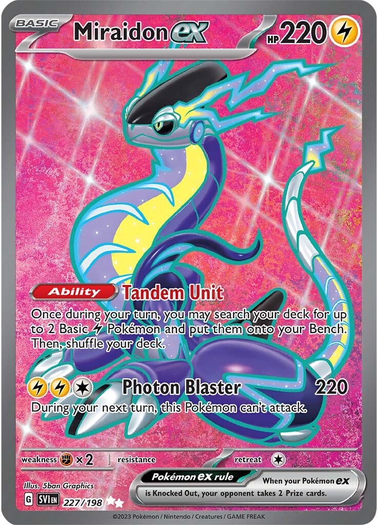 Miraidon ex (227/198) [Scarlet & Violet: Base Set] Pokémon