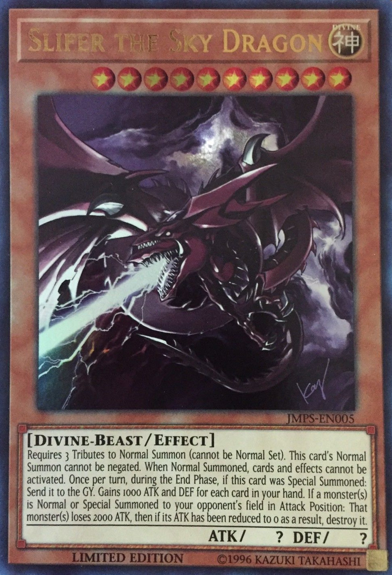 Slifer the Sky Dragon [JMPS-EN005] Ultra Rare Yu-Gi-Oh!