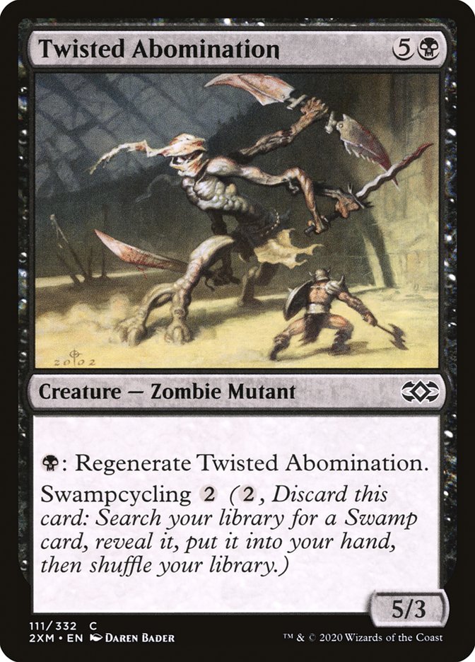 Twisted Abomination [Double Masters] Magic: The Gathering