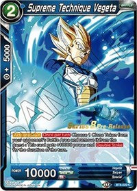 Supreme Technique Vegeta (BT8-029_PR) [Malicious Machinations Prerelease Promos] Dragon Ball Super