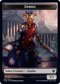 Zombie // Satyr Double-Sided Token [Theros Beyond Death Tokens] Magic: The Gathering