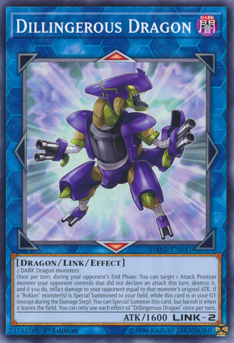 Dillingerous Dragon [DANE-EN041] Common Yu-Gi-Oh!