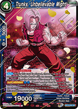 Trunks, Unbelievable Might (BT13-042) [Supreme Rivalry] Dragon Ball Super