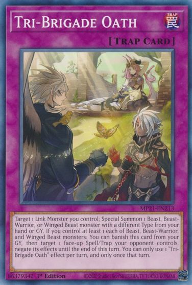 Tri-Brigade Oath [MP21-EN213] Common Yu-Gi-Oh!
