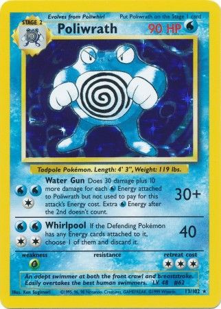 Poliwrath (13/102) [Base Set Unlimited] Pokémon