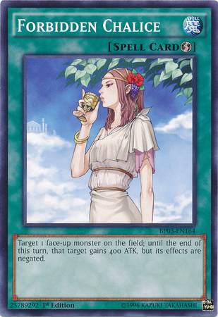 Forbidden Chalice [BP03-EN164] Common Yu-Gi-Oh!