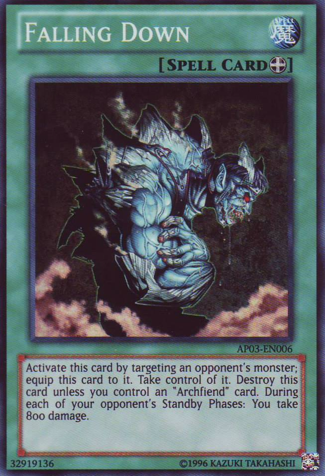 Falling Down [AP03-EN006] Super Rare Yu-Gi-Oh!
