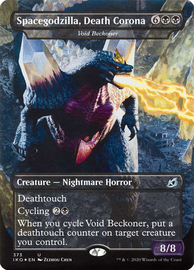 Void Beckoner - Spacegodzilla, Death Corona (Godzilla Series) [Ikoria: Lair of Behemoths] Magic: The Gathering