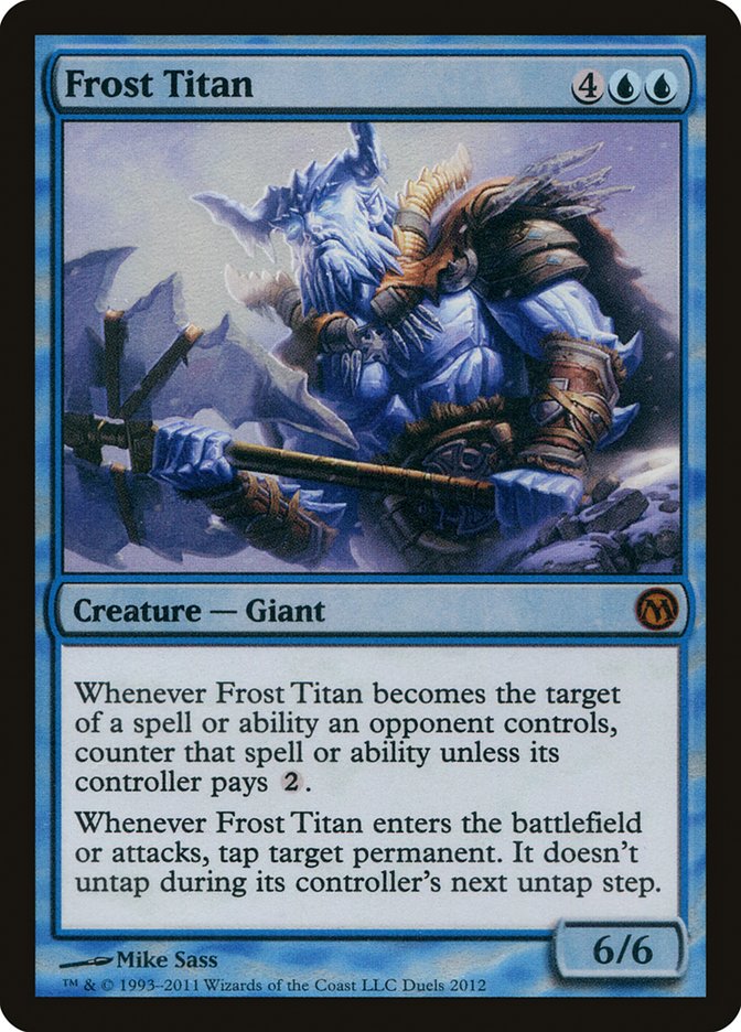 Frost Titan (Duels of the Planeswalkers Promos) [Duels of the Planeswalkers Promos 2011] Magic: The Gathering