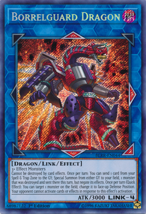 Borrelguard Dragon [BLRR-EN044] Secret Rare Yu-Gi-Oh!