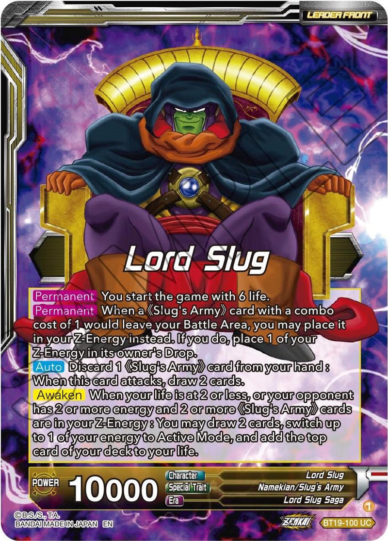 Lord Slug // Lord Slug, in His Prime (BT19-100) [Fighter's Ambition] Dragon Ball Super