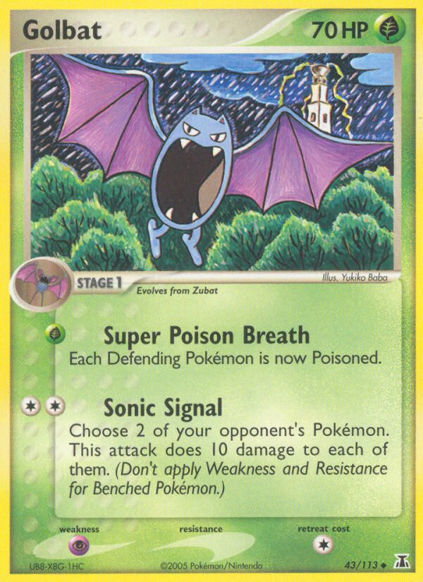 Golbat (43/113) [EX: Delta Species] Pokémon